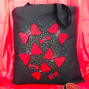 Hand painted tote bag